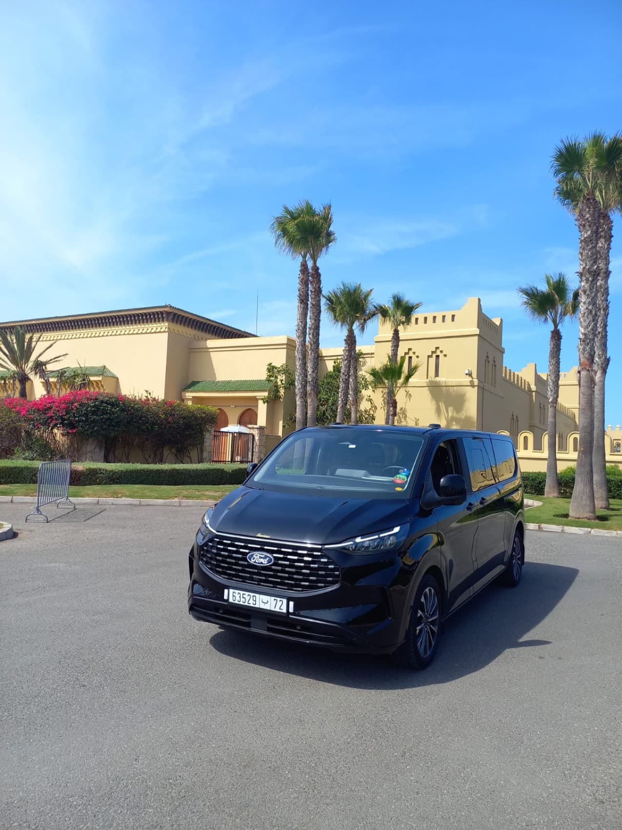 Luxury chauffeur-driven car in Morocco